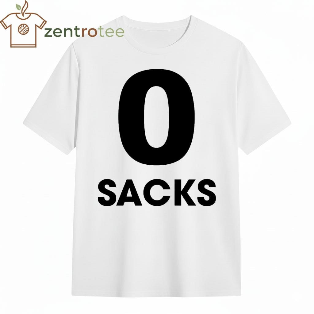 0 Sacks text tee