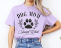 #008 Dog Mom Social Club - Print Unisex Crew neck Tee T-shirt - Shirt