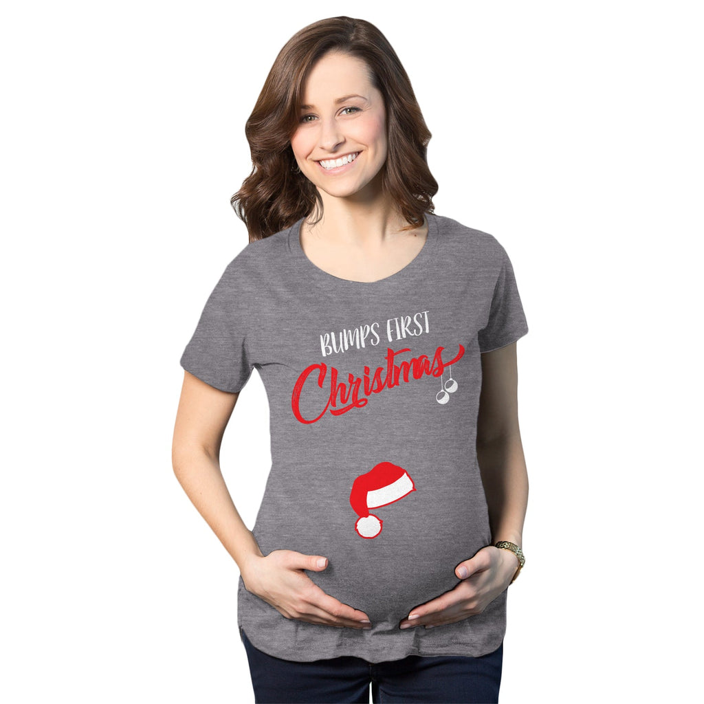 Bump's First Christmas Maternity T Shirt