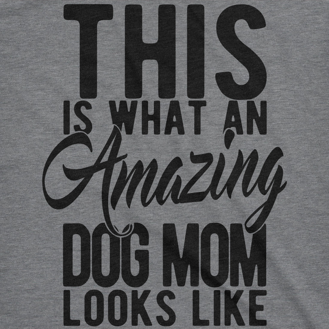 This Is What An Amazing Dog Mom Looks Like Women's T Shirt