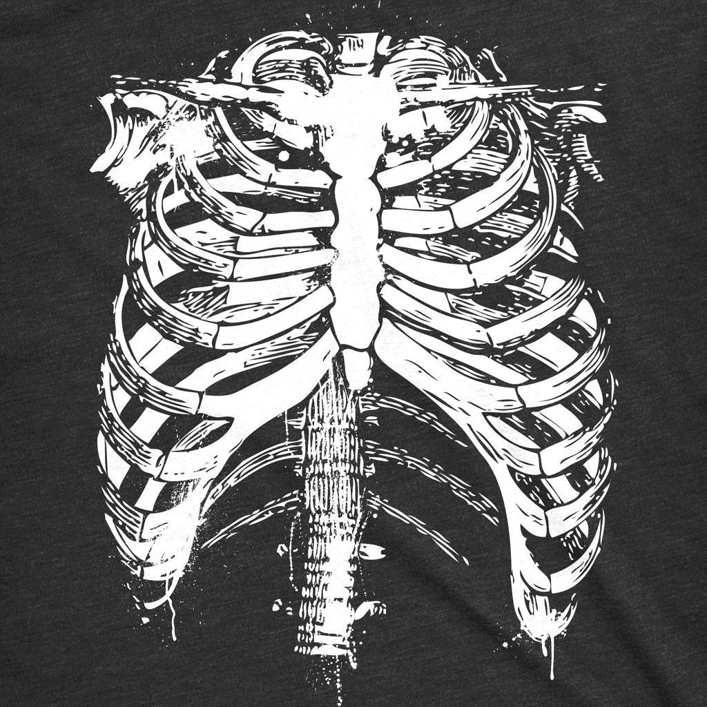Splattered Rib Cage Men's T Shirt