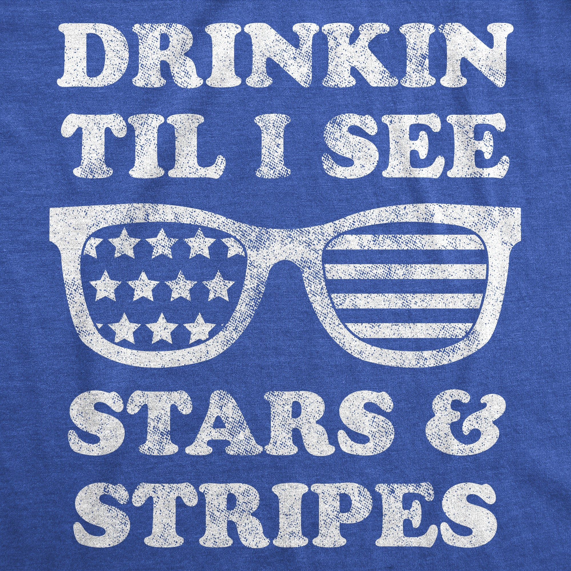 Drinkin Til I See Stars And Stripes Women's T Shirt