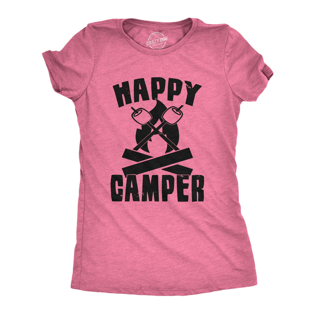 Happy Camper Womens Tee Women's T Shirt