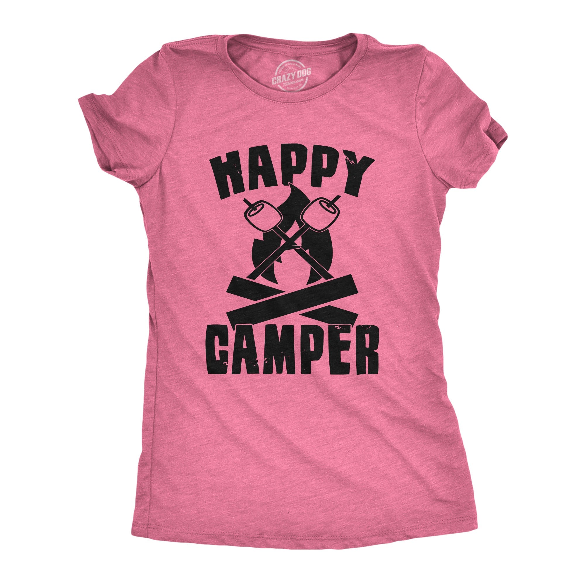 Happy Camper Womens Tee Women's T Shirt