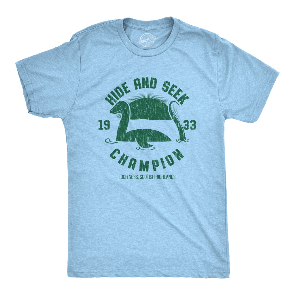 Loch Ness Hide And Seek Champion Men's T Shirt