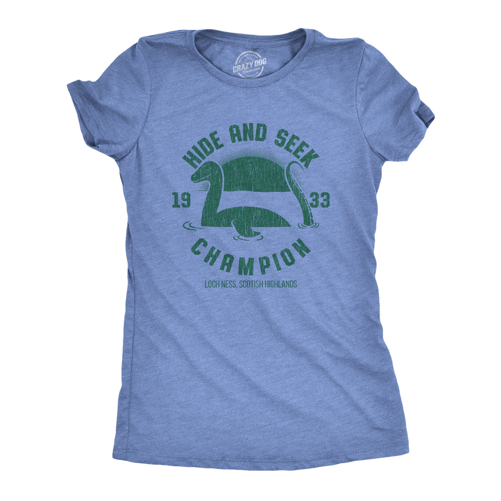Loch Ness Hide And Seek Champion Women's T Shirt