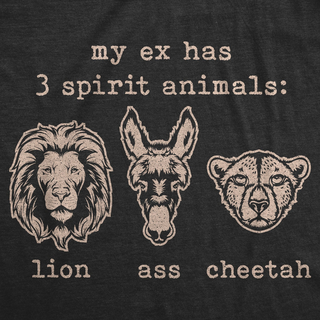 My Wife Has 3 Spirit Animals Lion Ass Cheetah Women's T Shirt
