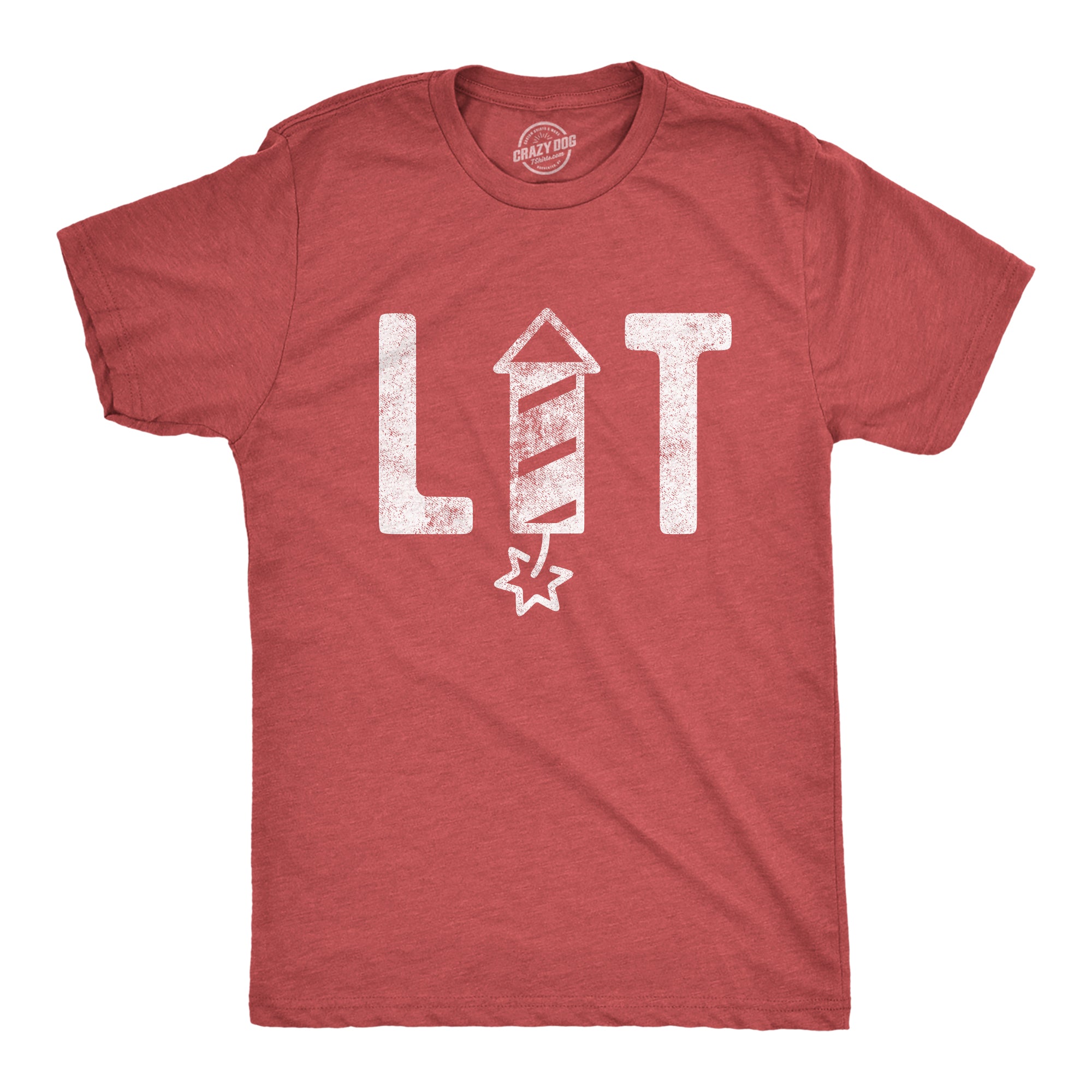 Lit Firework Men's T Shirt