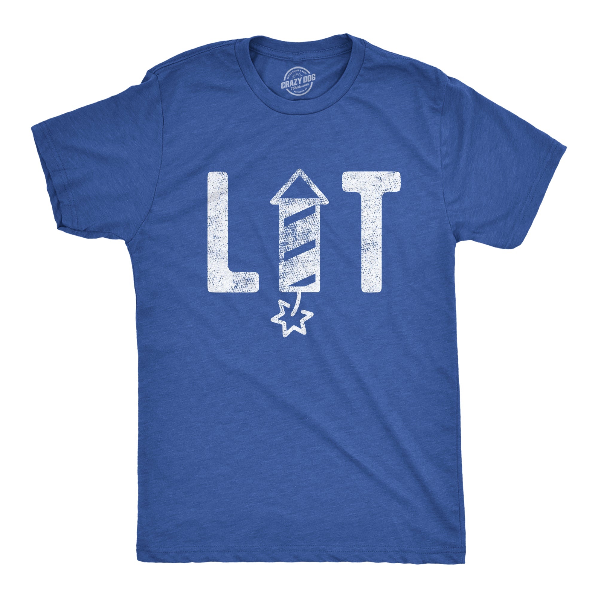 Lit Firework Men's T Shirt