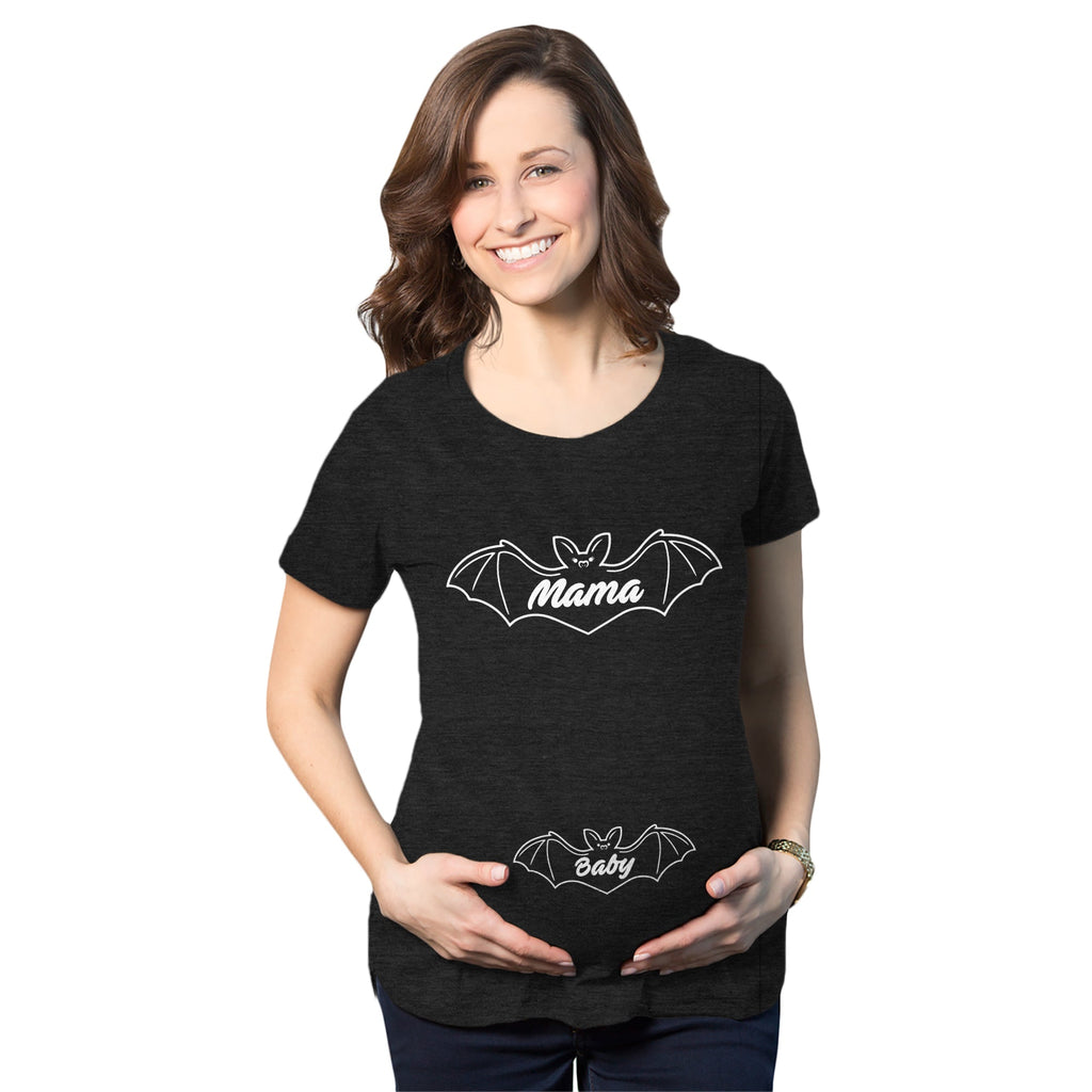 Mama Bat Baby Bat Maternity T Shirt