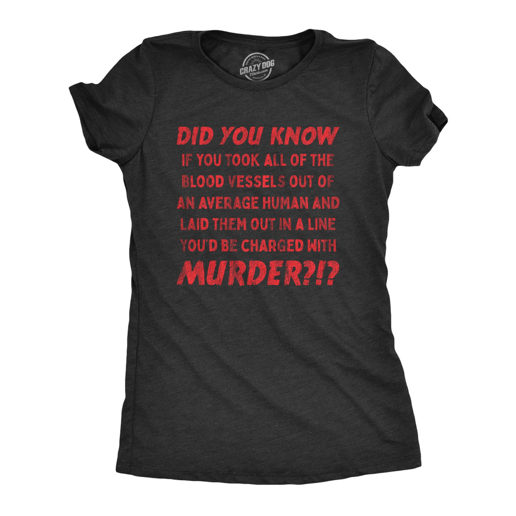 Charged With Murder Women's T Shirt