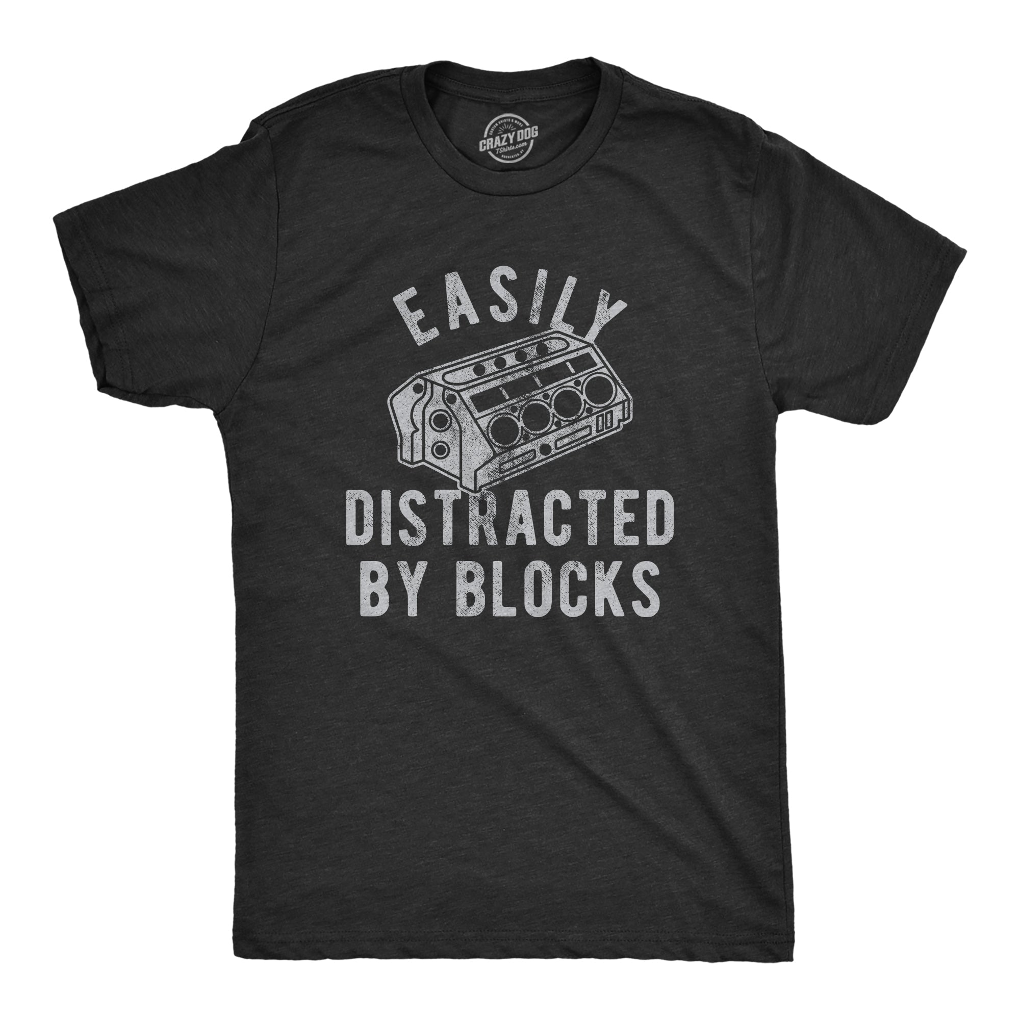 Easily Distracted By Blocks Men's T Shirt