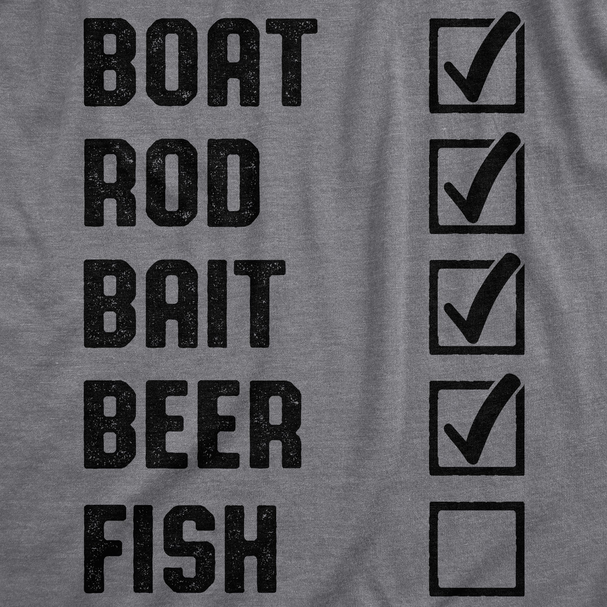 Fishing List Men's T Shirt