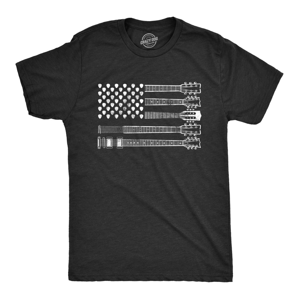 Guitar Flag Men's T Shirt