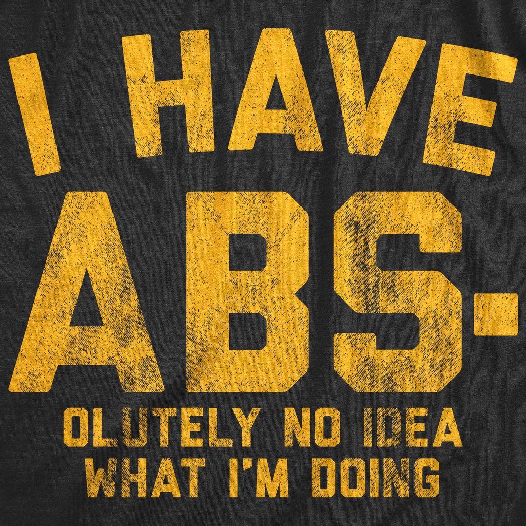 I Have Abs-olutely No Idea What I'm Doing Women's T Shirt
