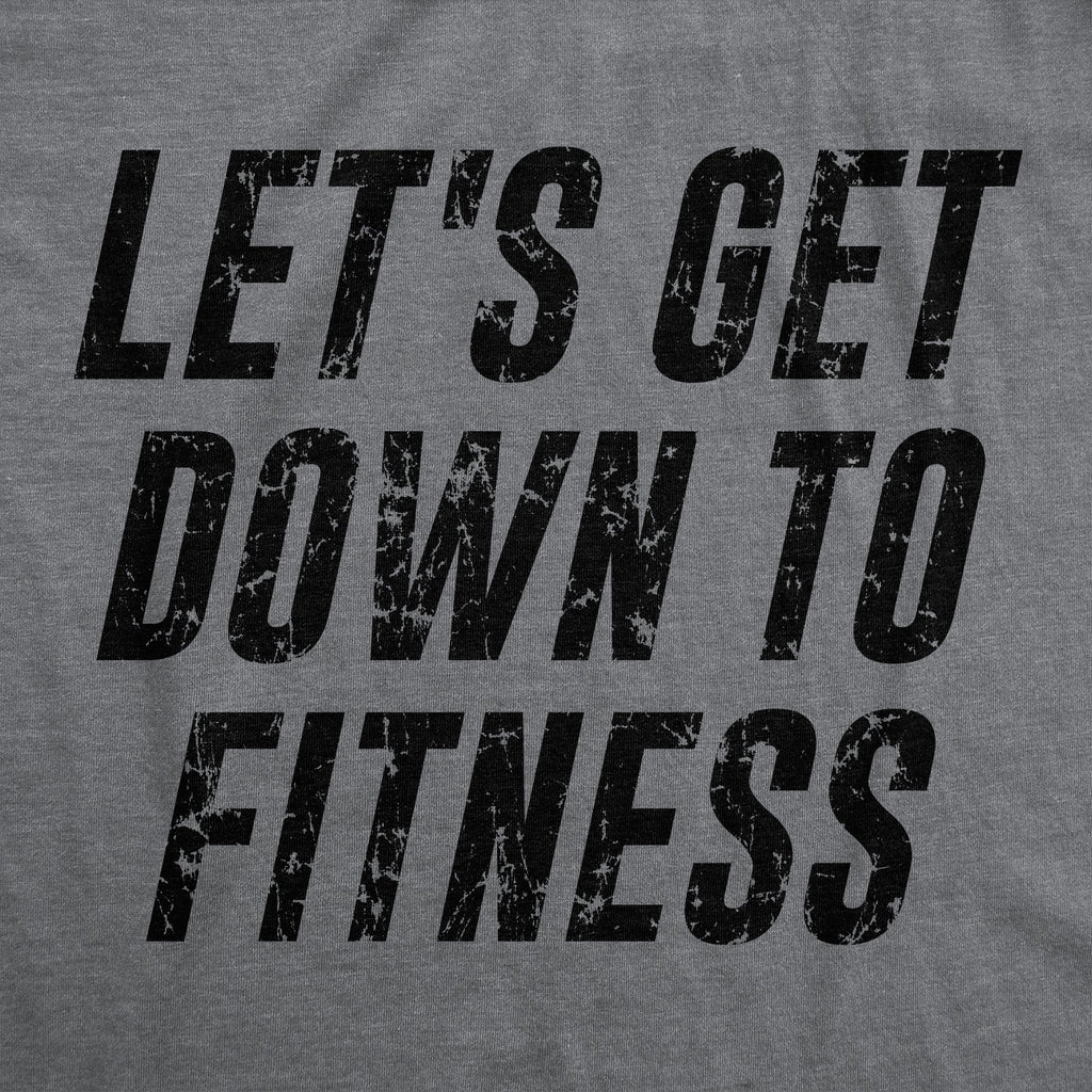 Let's Get Down To Fitness Women's Tank Top