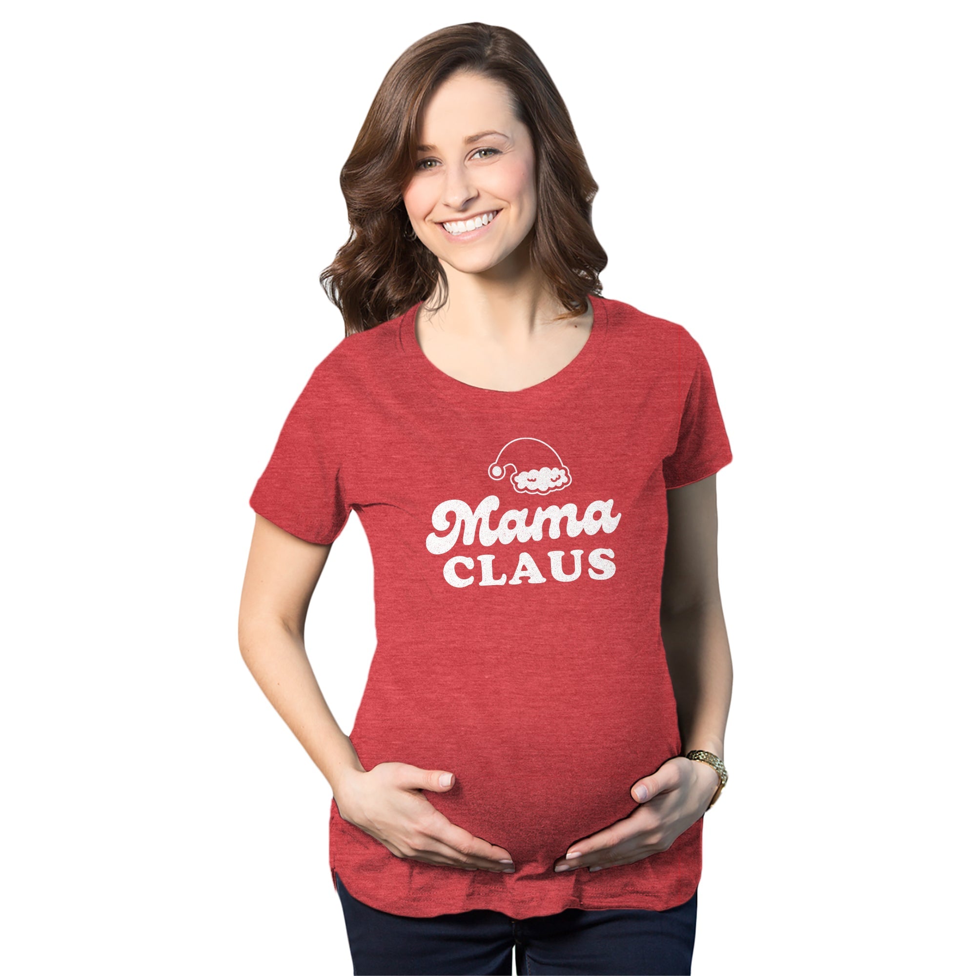 Mama Claus Maternity T Shirt