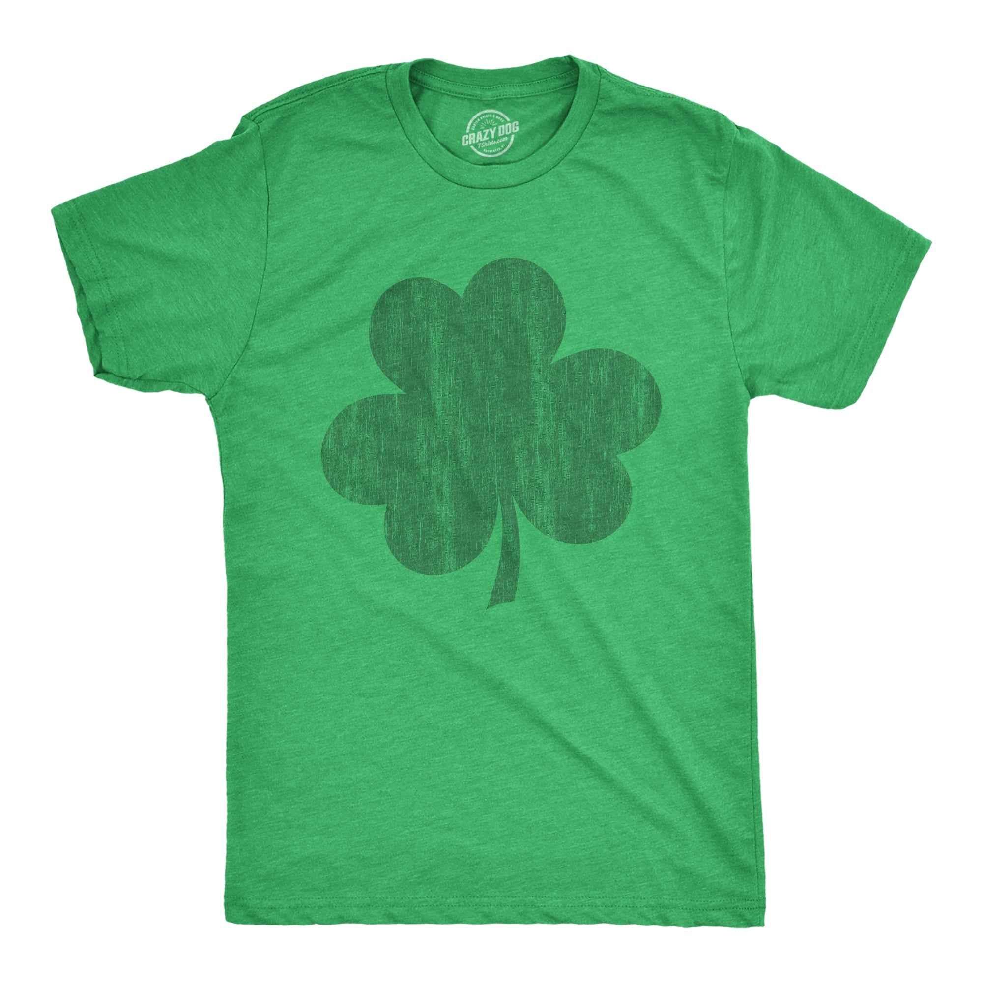 Distressed Clover Men's T Shirt