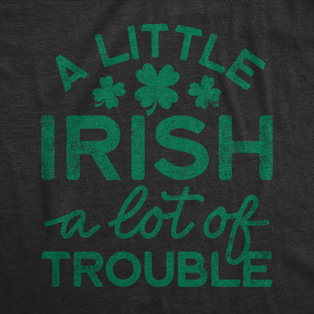 A Little Irish A Lot Of Trouble Women's T Shirt