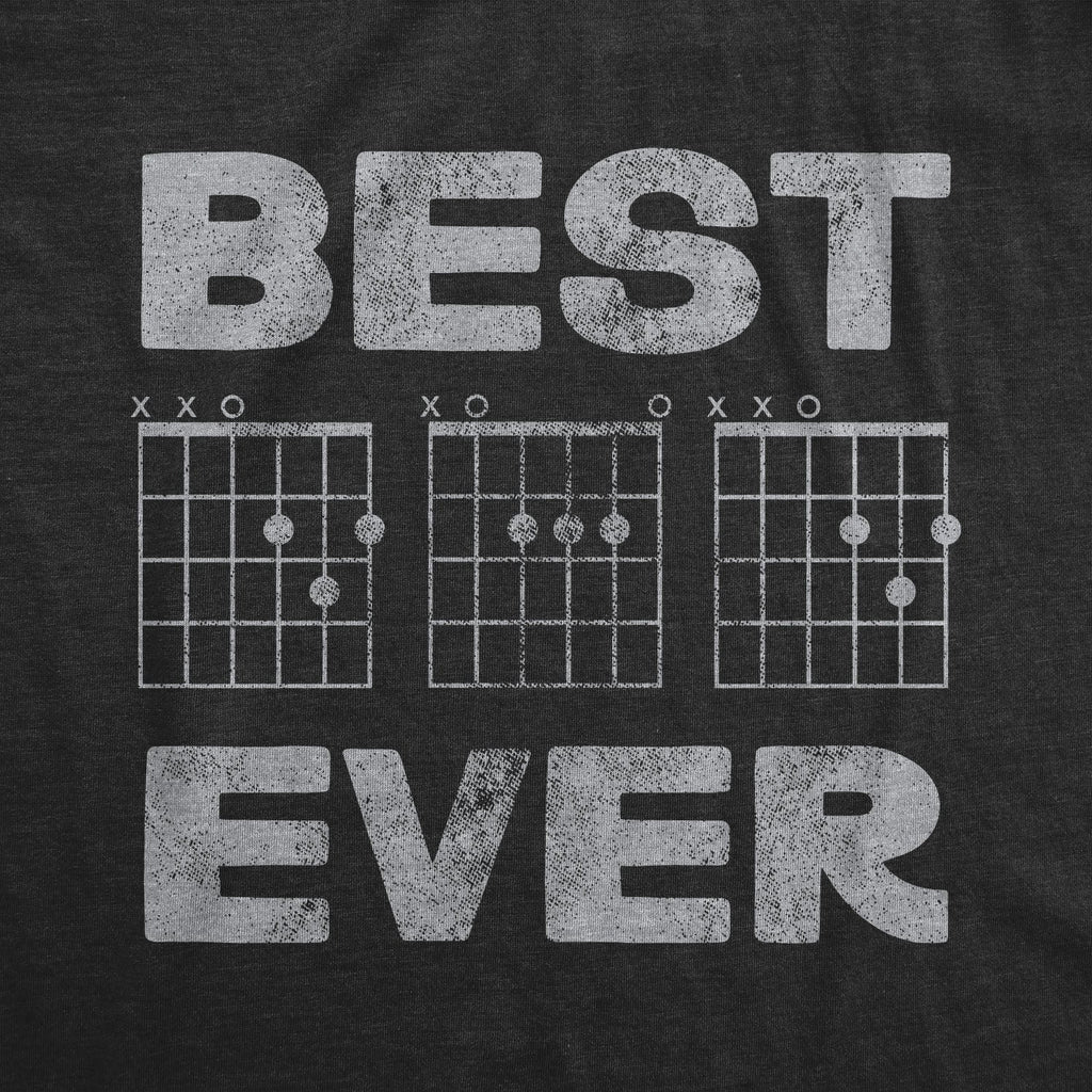 Best Dad Ever Guitar Chords Men's T Shirt