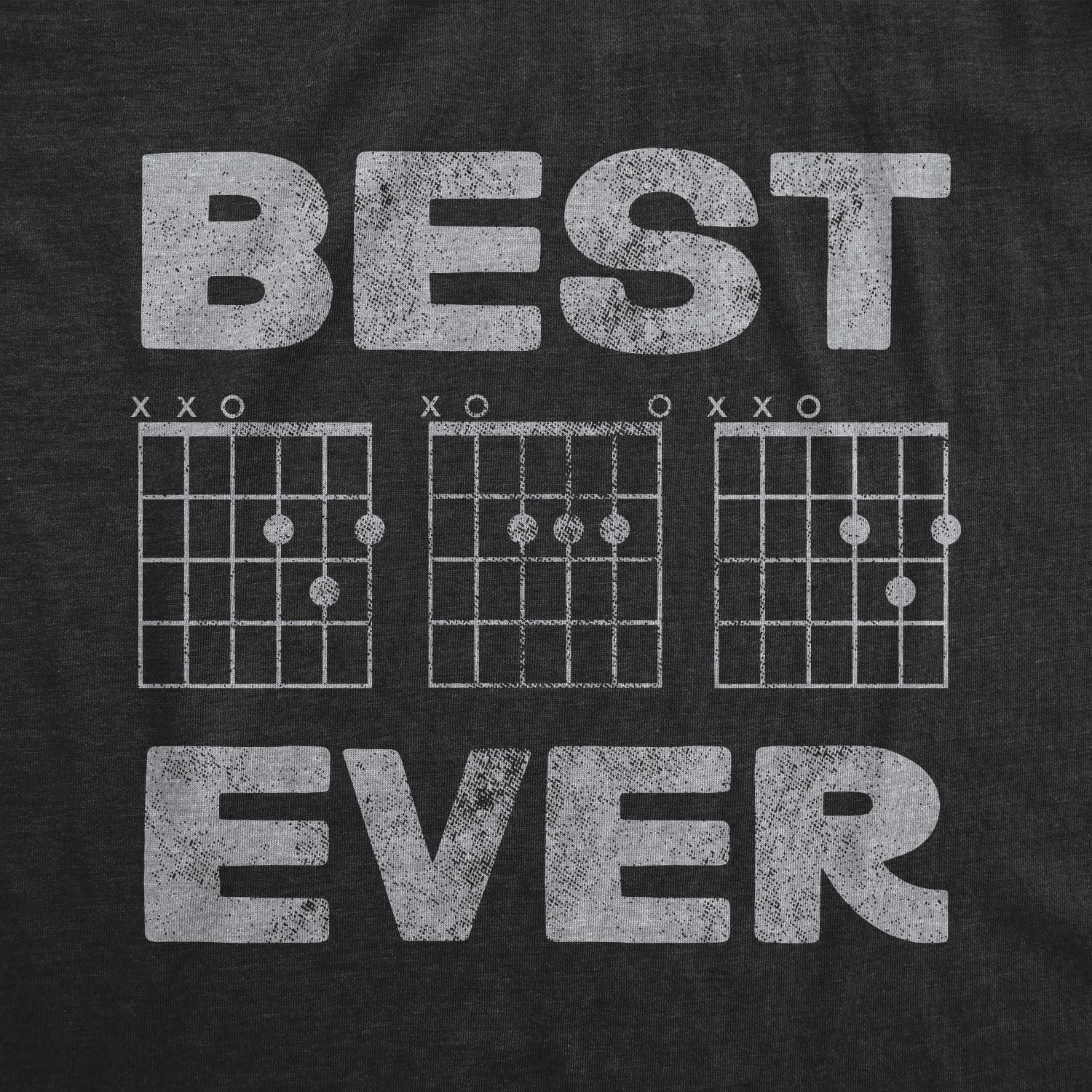 Best Dad Ever Guitar Chords Men's T Shirt