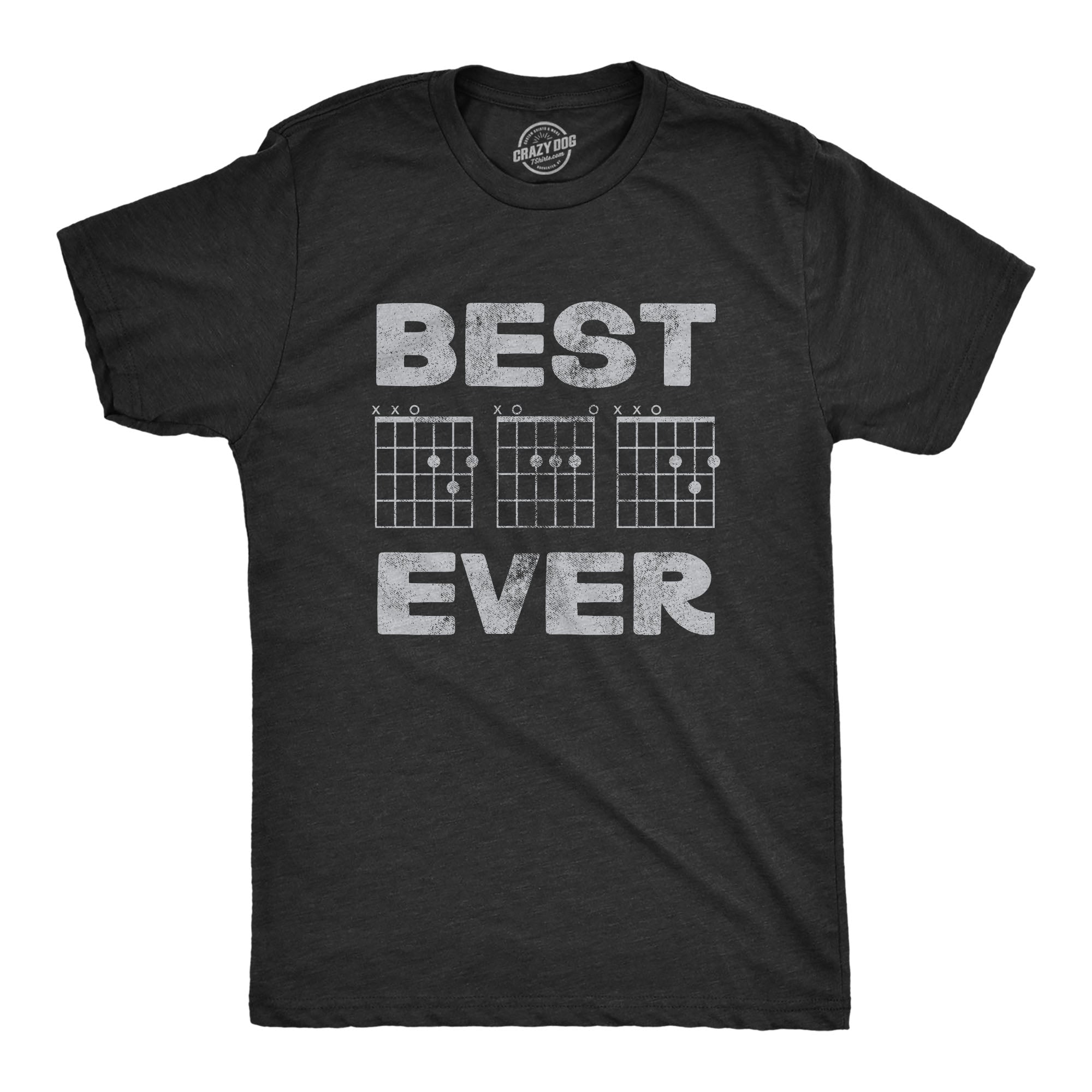 Best Dad Ever Guitar Chords Men's T Shirt