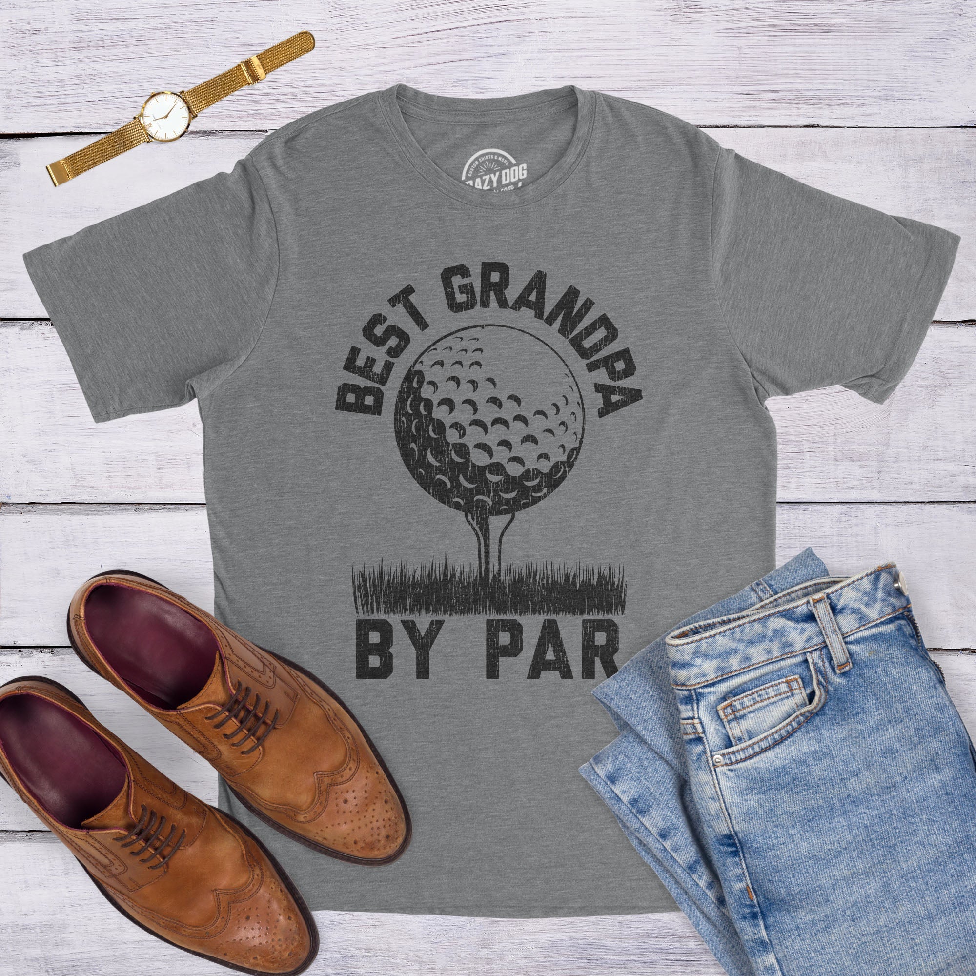 Best Grandpa By Par Men's T Shirt