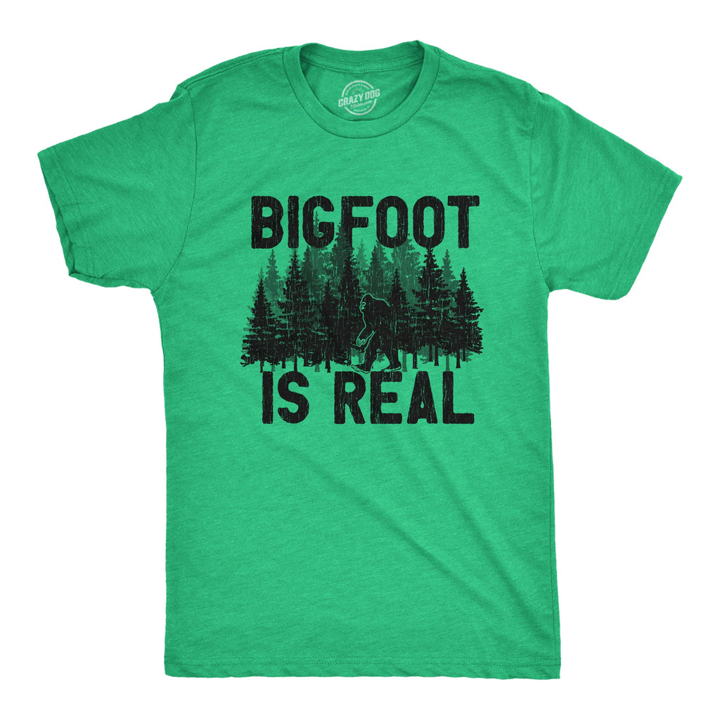 Bigfoot Is Real Men's T Shirt