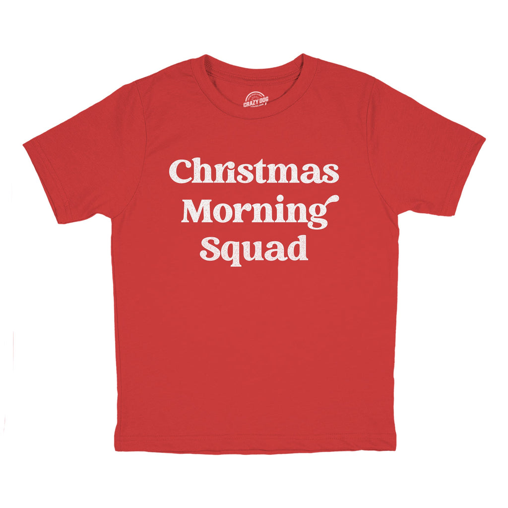 Christmas Morning Squad Youth T Shirt