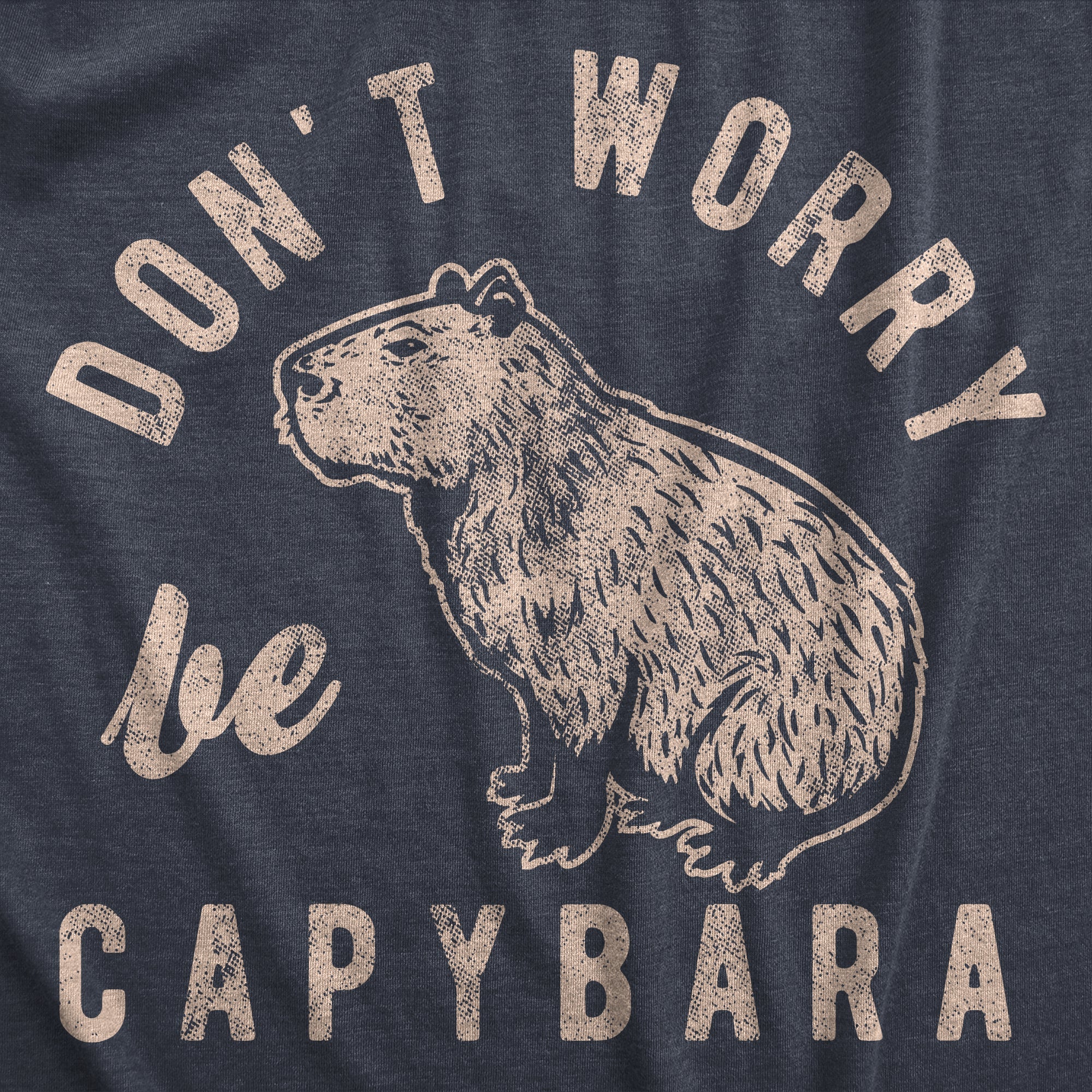 Dont Worry Be Capybara Men's T Shirt