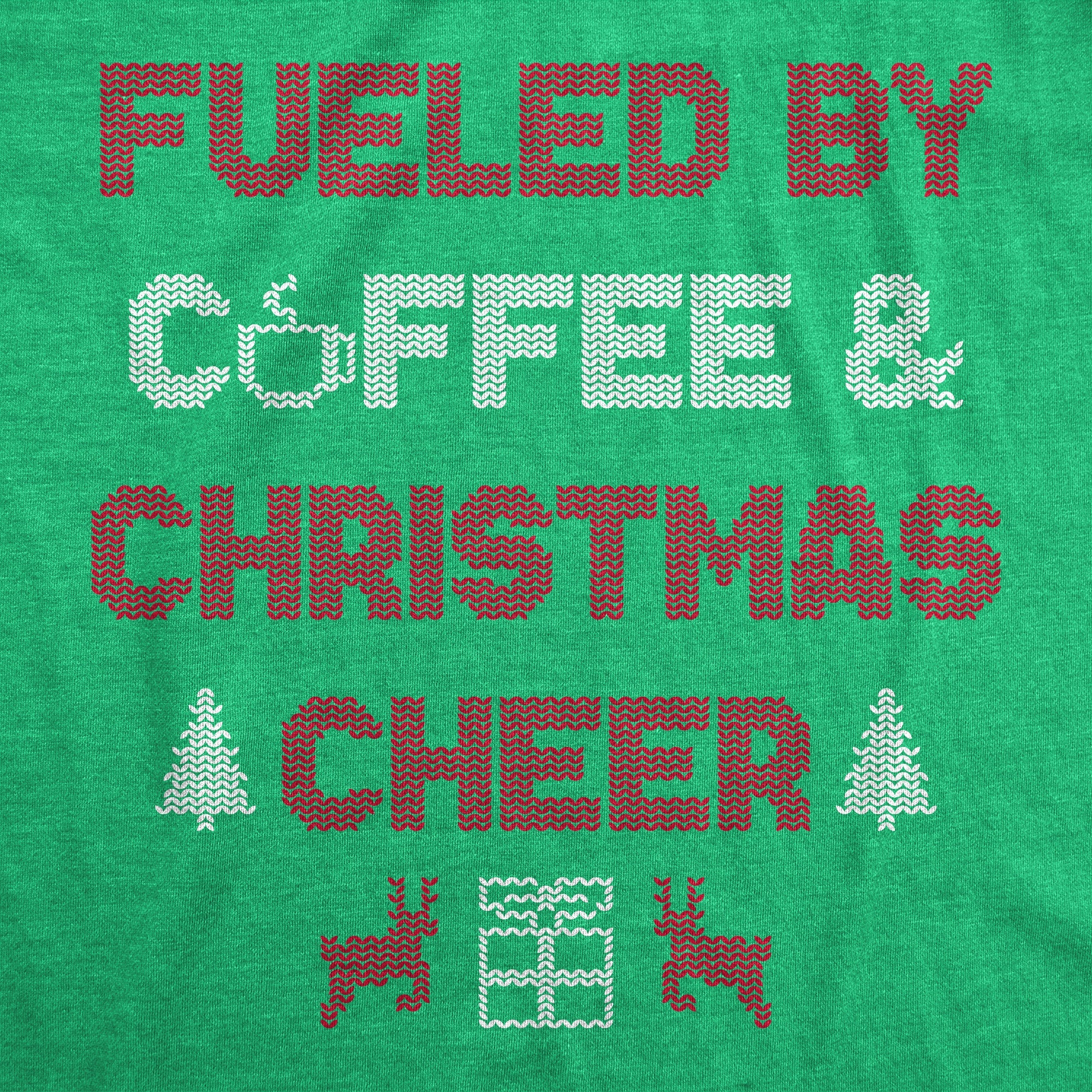 Fueled By Coffee And Christmas Cheer Women's T Shirt