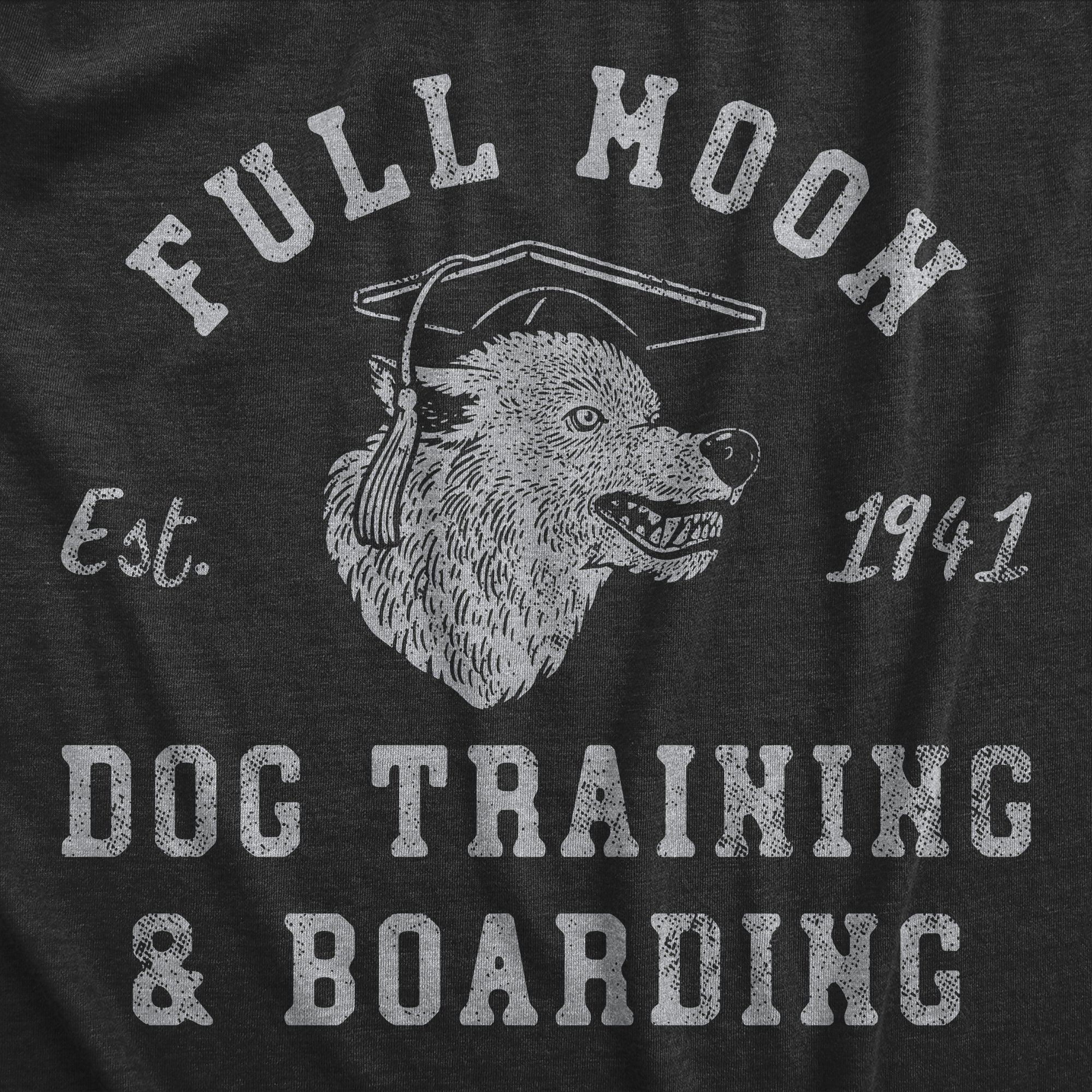 Full Moon Dog Training And Boarding Men's T Shirt