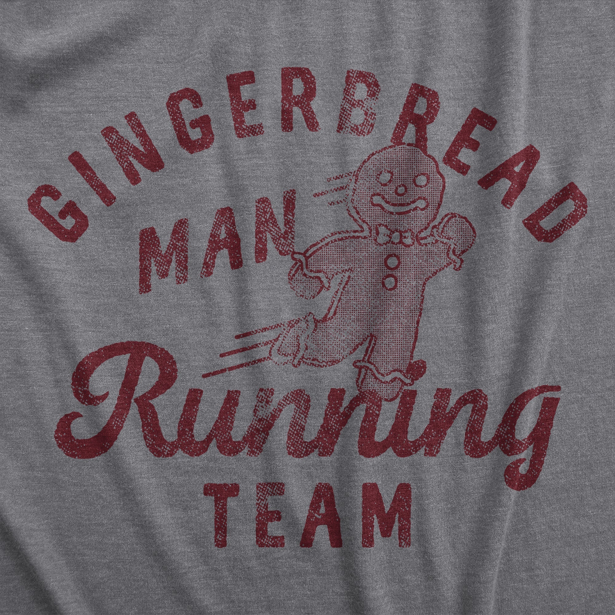 Gingerbread Man Running Team Women's T Shirt