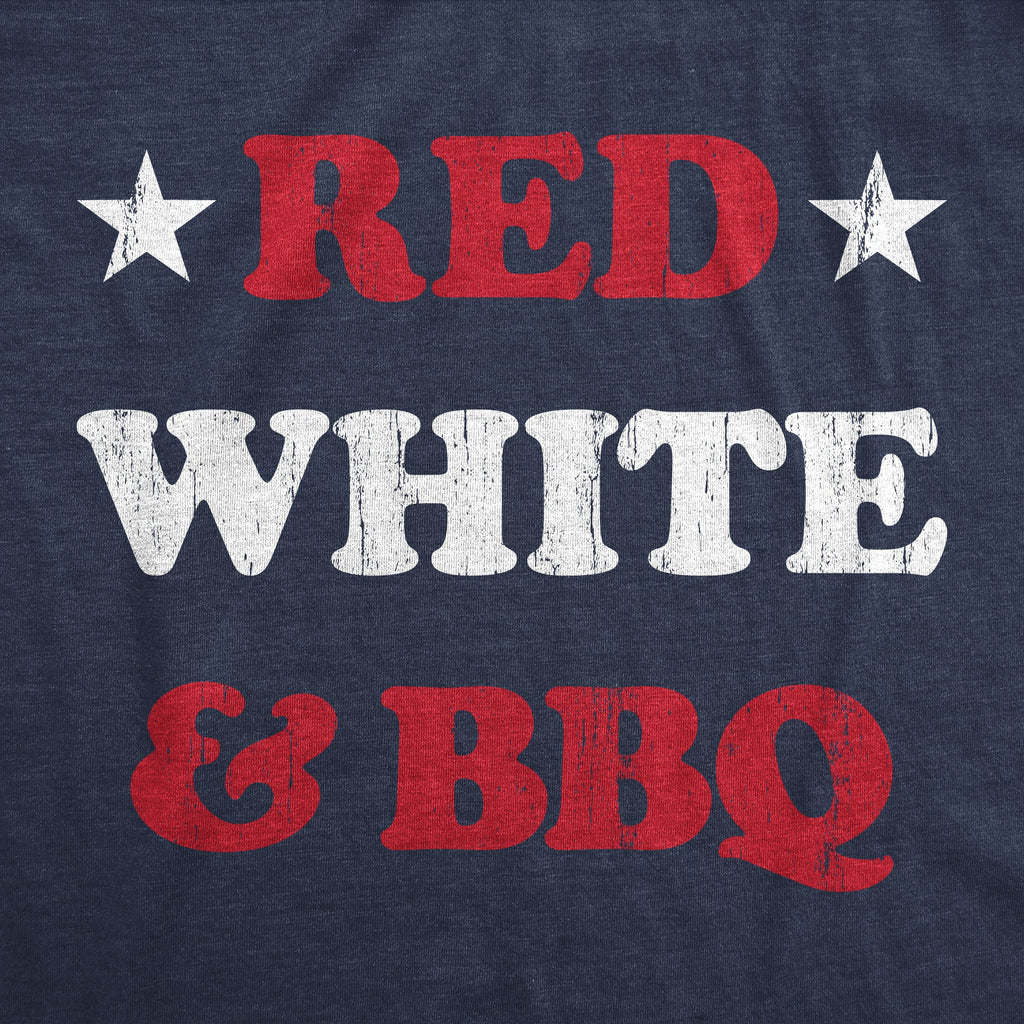 Red White And BBQ Men's T Shirt