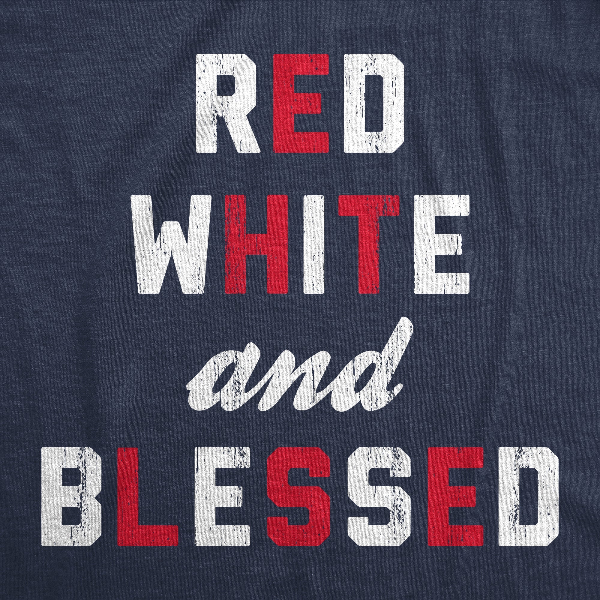 Red White And Blessed Men's T Shirt