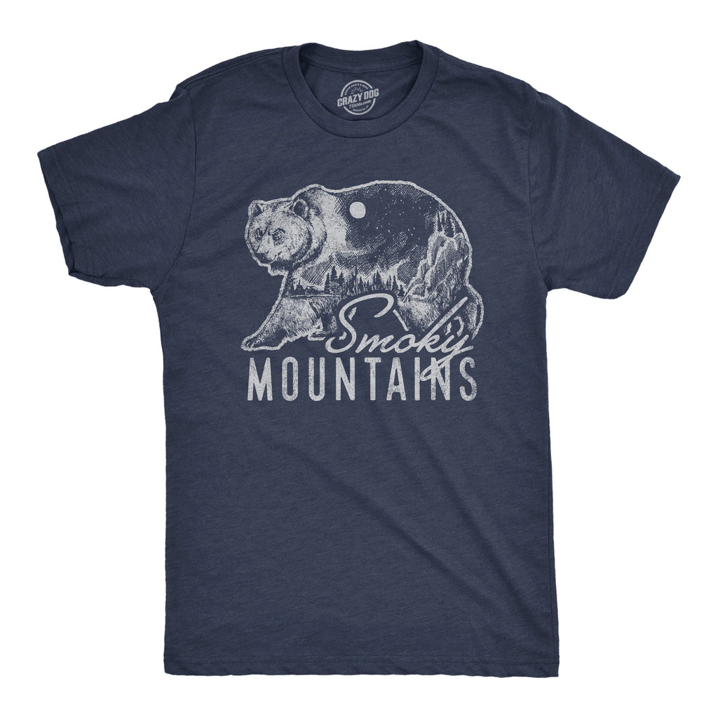 Retro Smoky Mountains Men's T Shirt