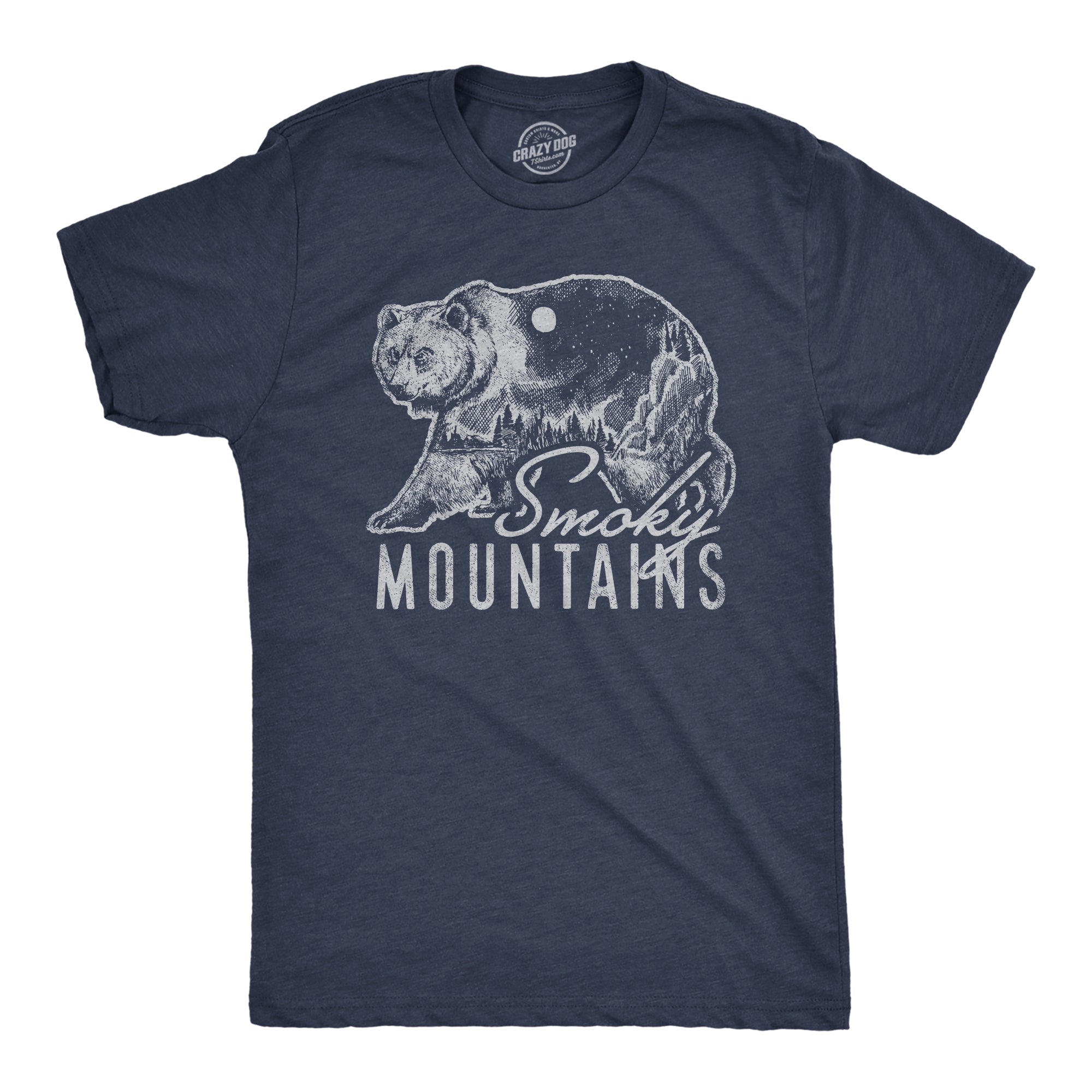 Retro Smoky Mountains Men's T Shirt
