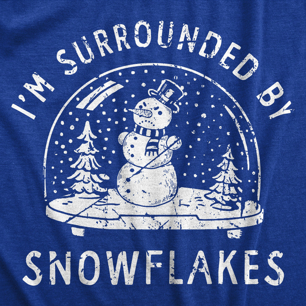 Im Surrounded By Snowflakes Men's T Shirt