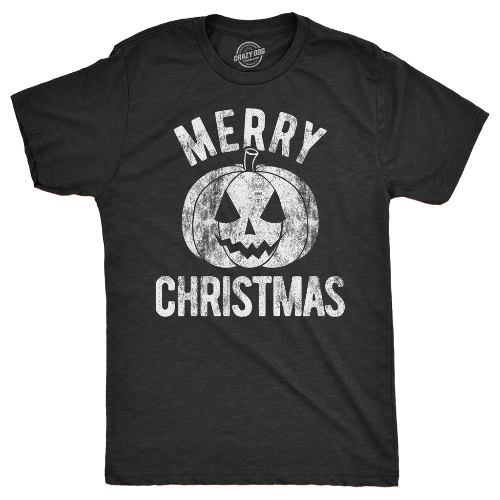 Merry Christmas Pumpkin Men's T Shirt