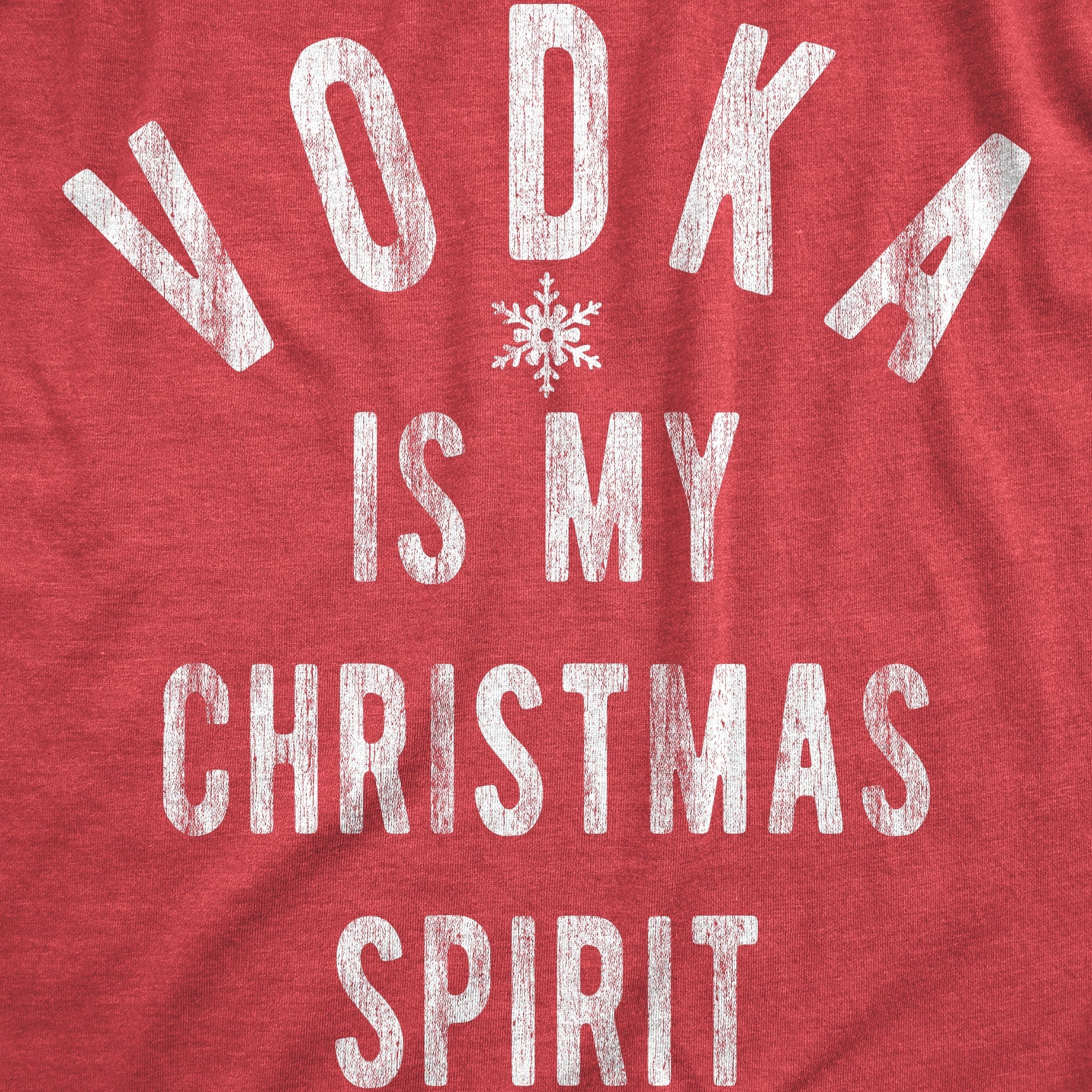 Vodka Is My Christmas Spirit Men's T Shirt