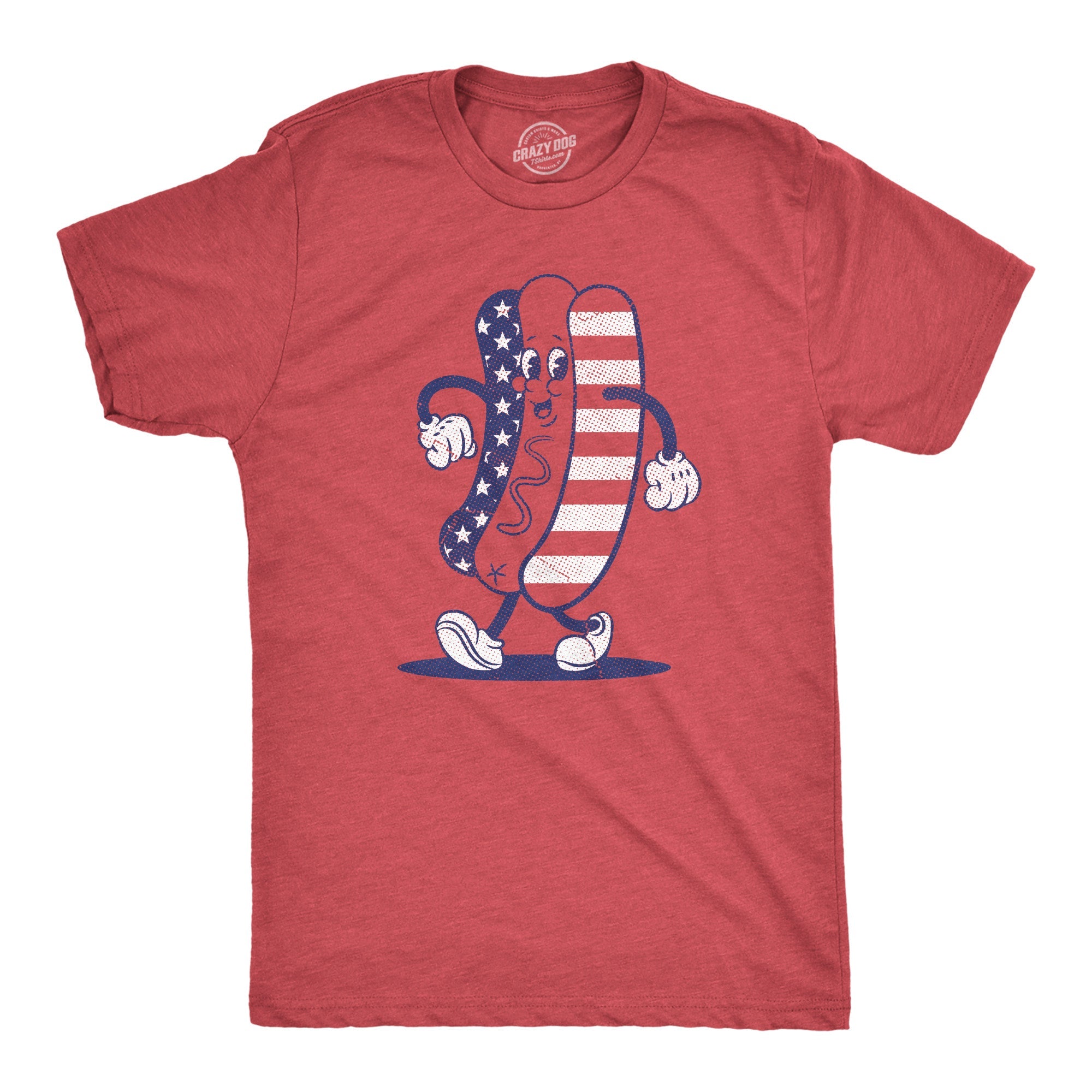Fourth Of July Hotdog Men's T Shirt