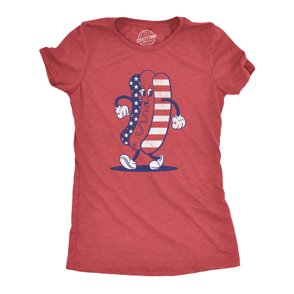 Fourth Of July Hotdog Women's T Shirt
