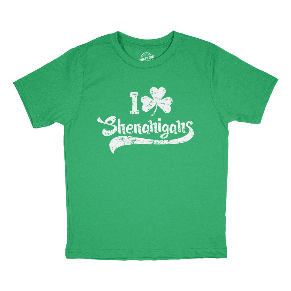 I Clover Shenanigans Youth T Shirt