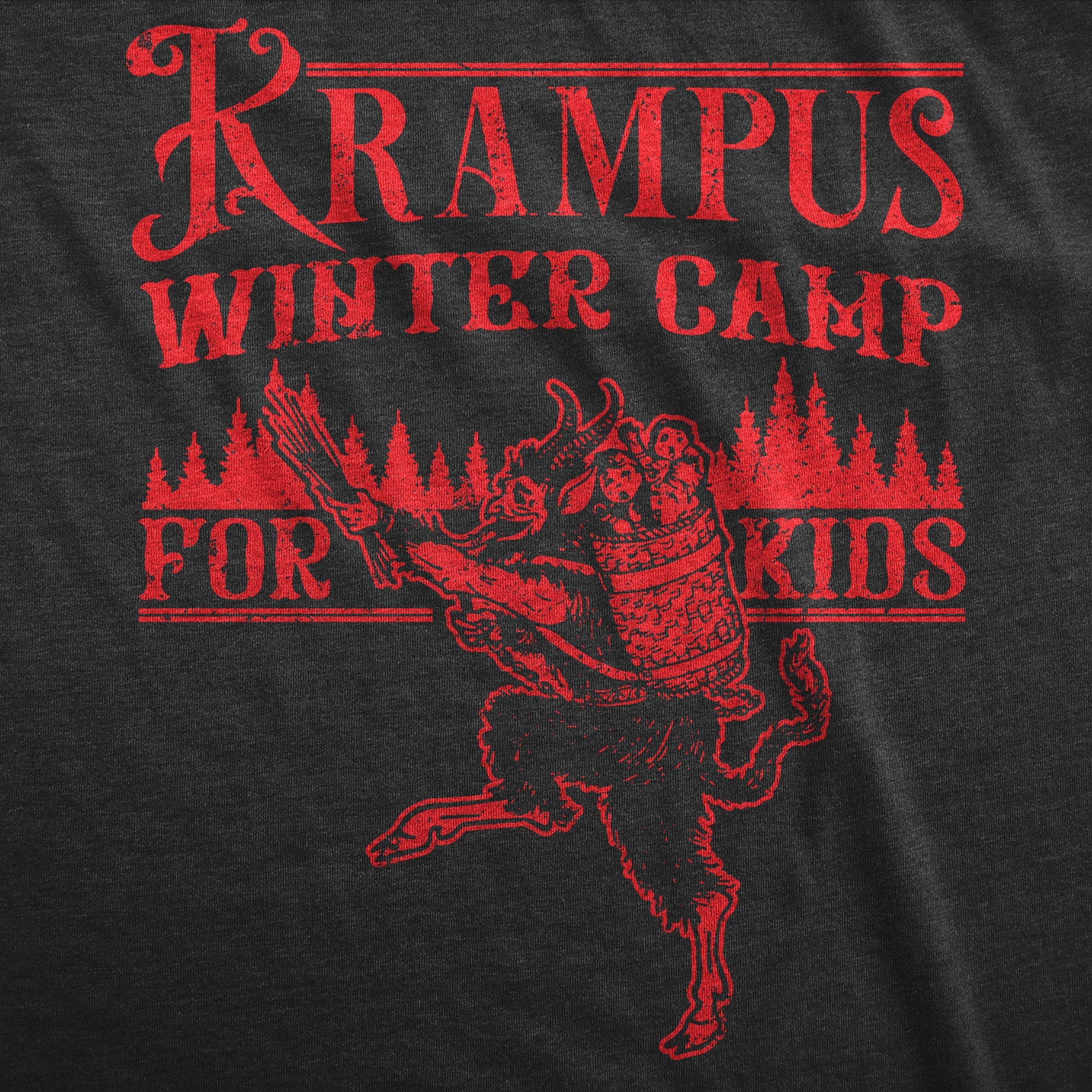 Krampus Winter Camp For Kids Men's T Shirt