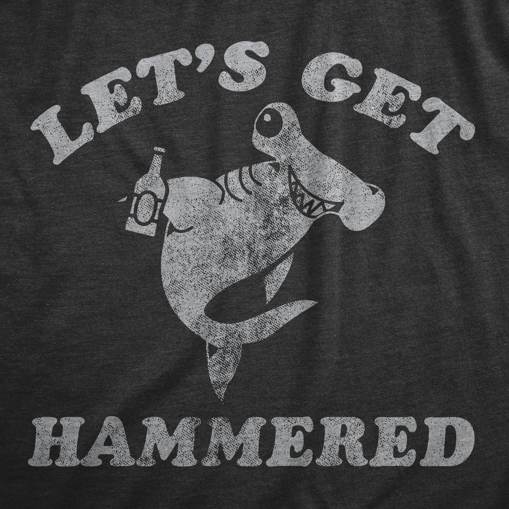 Lets Get Hammered Shark Men's T Shirt