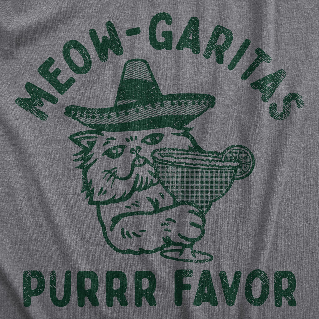 Meow Garitas Purrr Favor Men's T Shirt