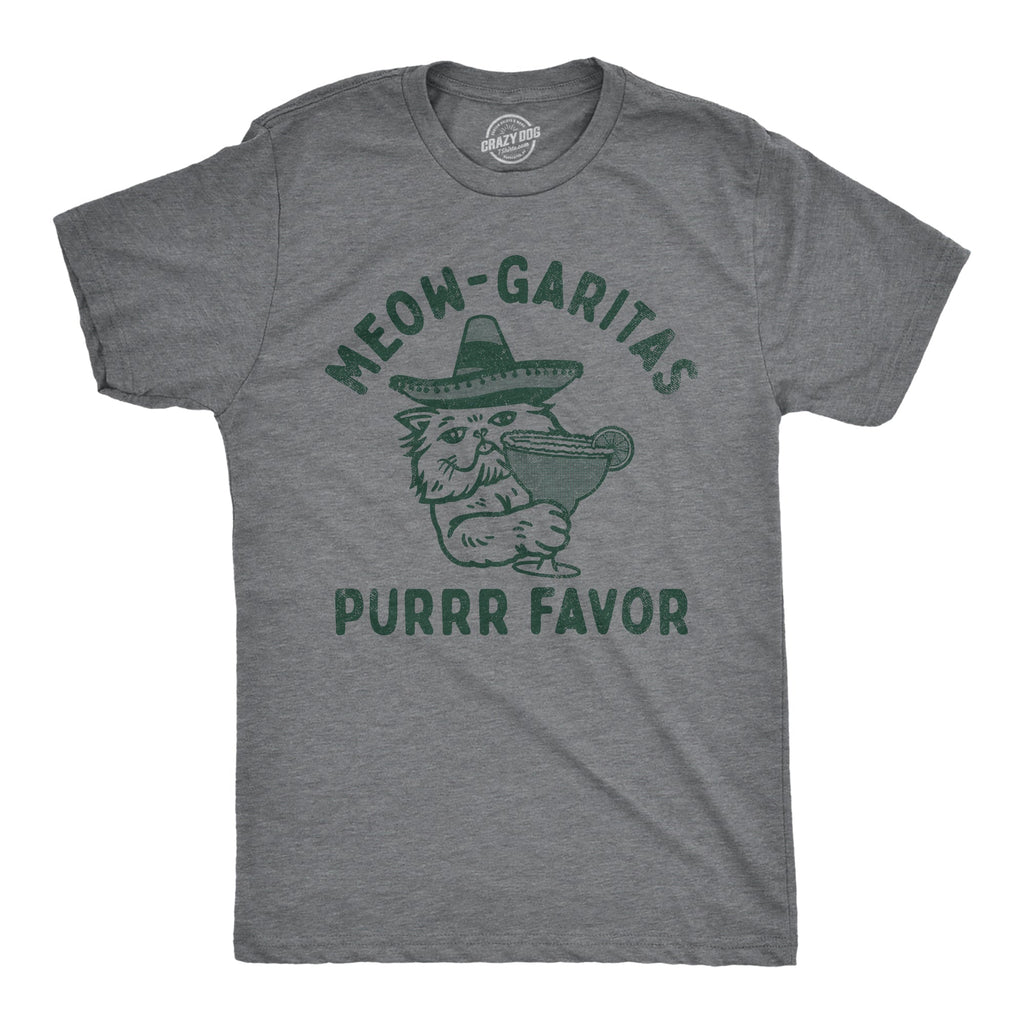 Meow Garitas Purrr Favor Men's T Shirt