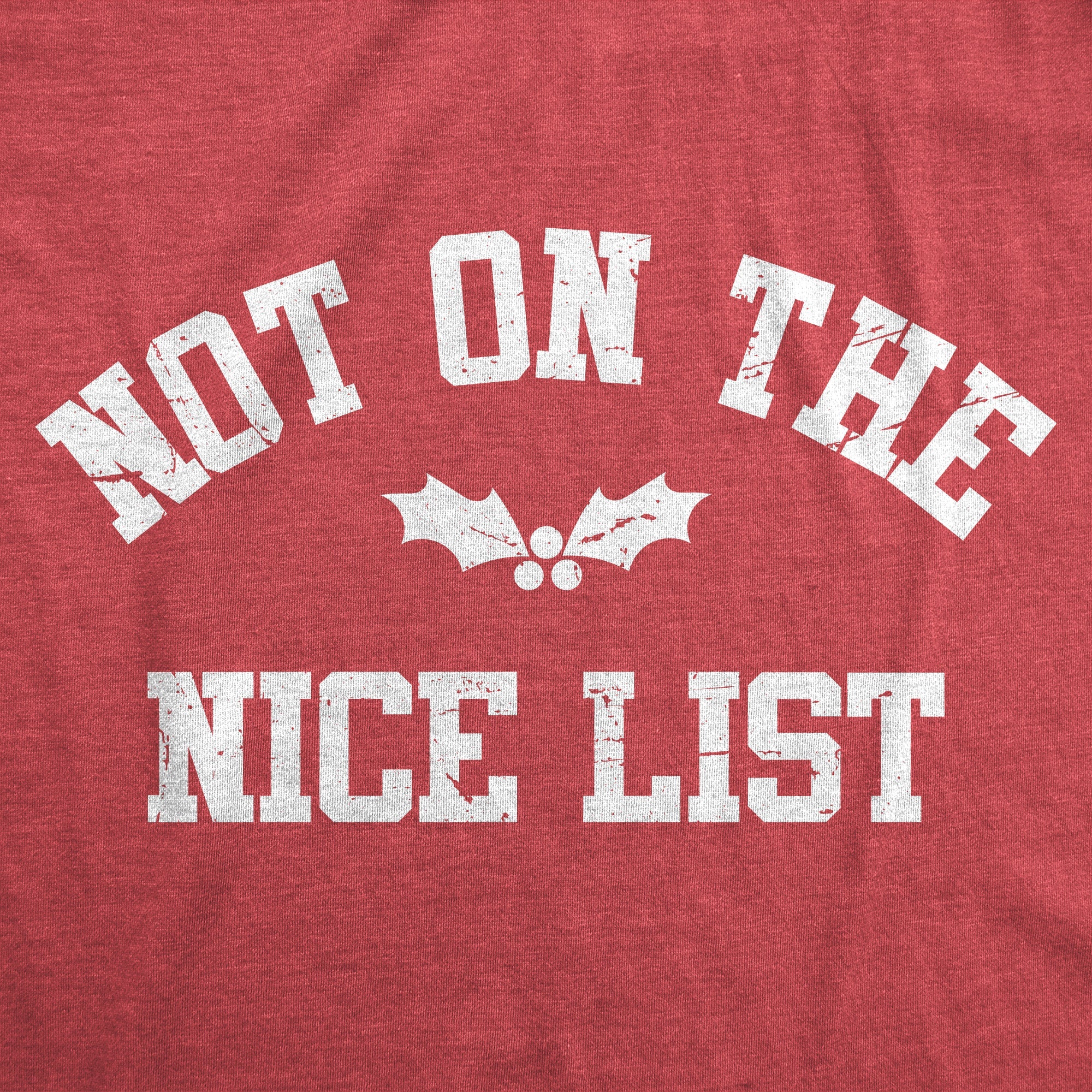 Not On The Nice List Men's T Shirt