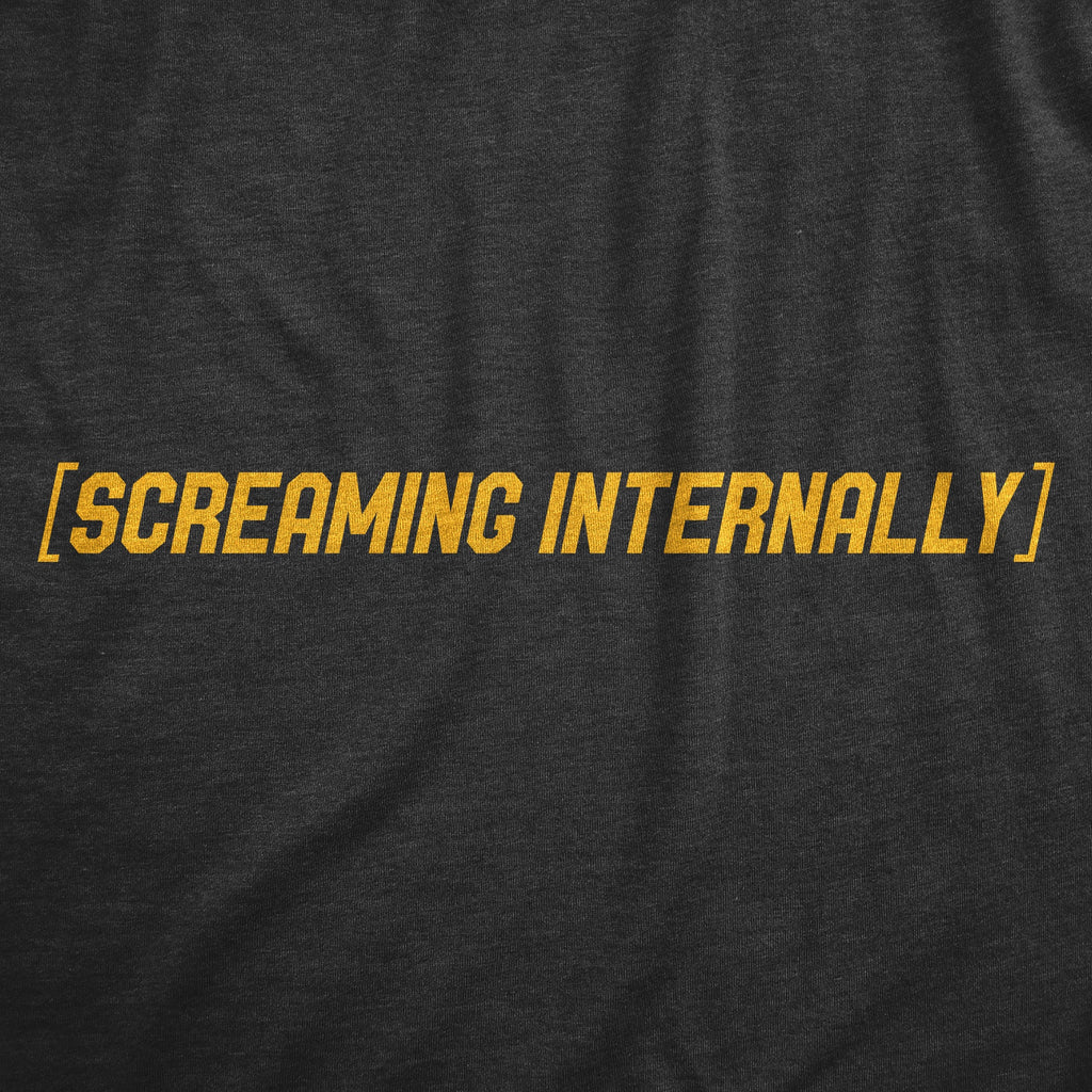Screaming Internally Men's T Shirt