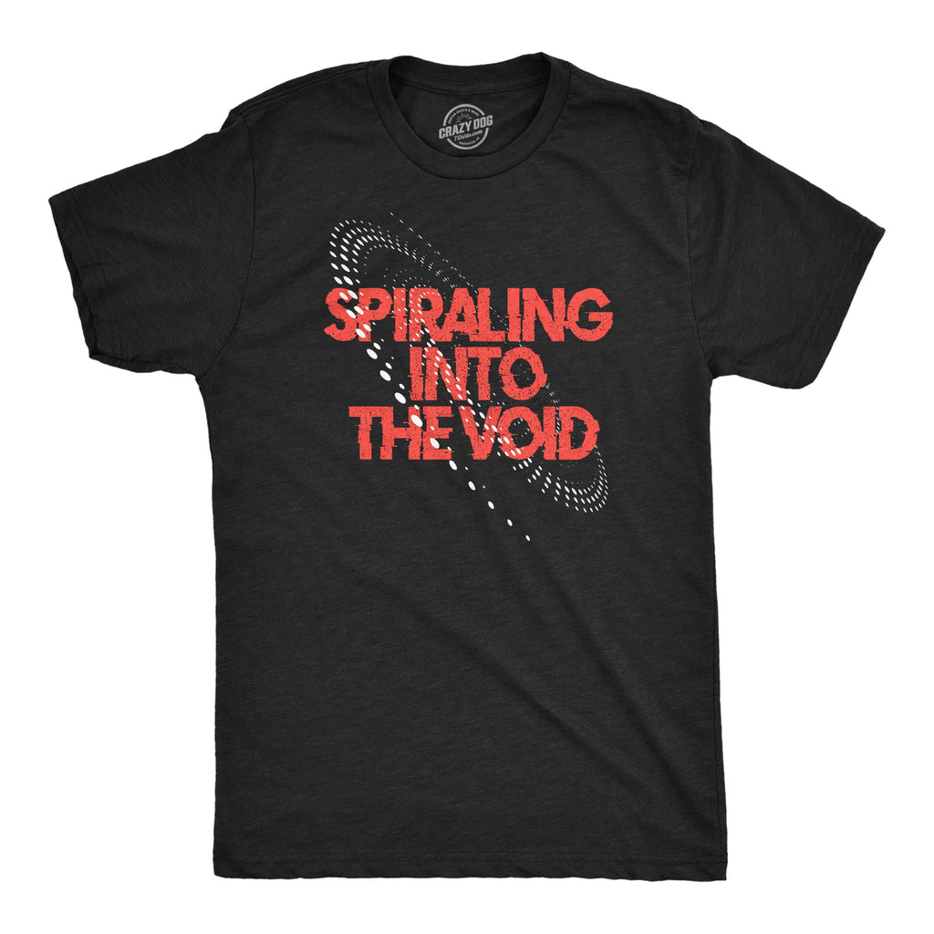 Spiraling Into The Void Men's T Shirt